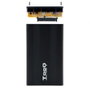 TooQ Caja Externa para Disco Duro 2.5" SATA III Aluminio USB 2.0 TQE-2510B hasta 4TB - Compatible con Windows, Mac, Linux